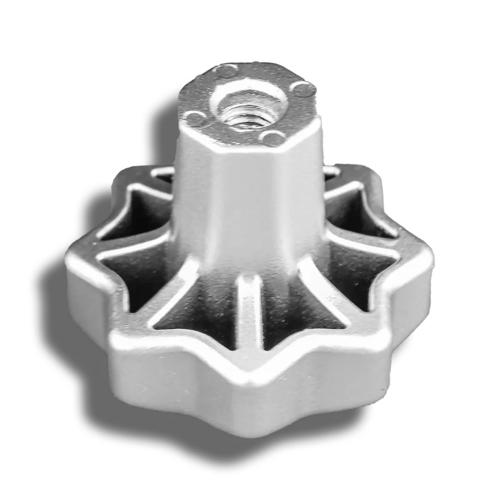 RAILBLAZA Icon Aluminium Replacement Knobs M6 Qty 2