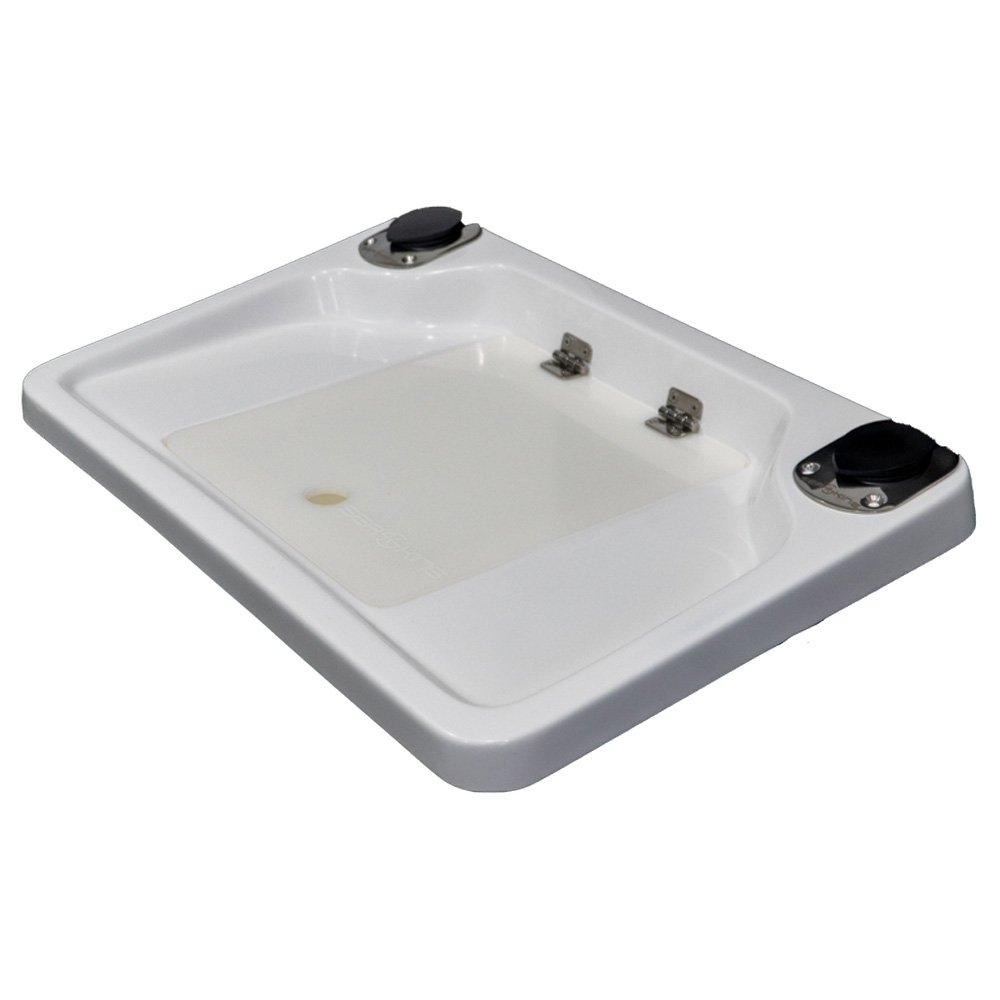 SeaKing SK-B01 Fibreglass Bait Board with 2 Rod Holders - 650 x 430mm