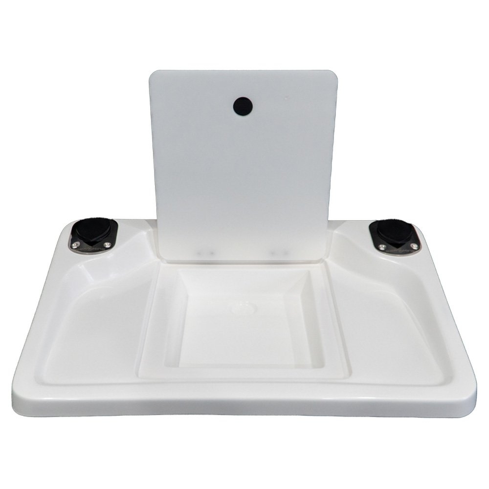 SeaKing SK-B01 Fibreglass Bait Board with 2 Rod Holders - 650 x 430mm