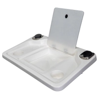 SeaKing SK-B02 Fibreglass Bait Board with 2 Rod Holders and 2 Cup Holders - 650 x 430mm Thumbnail SeaKing SK-B02 Fibreglass Bait Board with 2 Rod Holders and 2 Cup Holders - 650 x 430mm