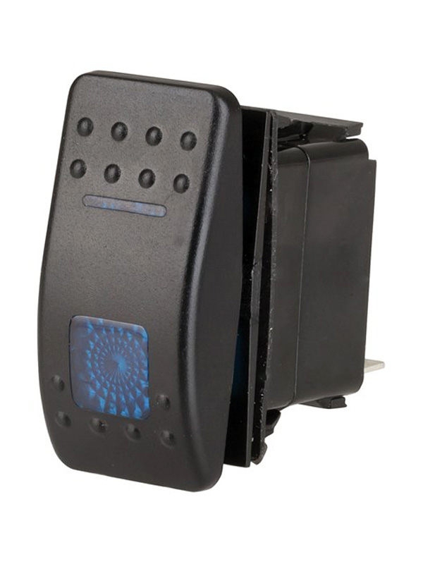SPDT Rocker Switch - Blue