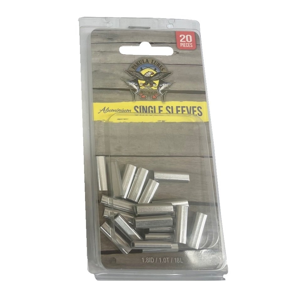 Pakula Aluminium Crimp Sleeves 1.8mm Qty 20
