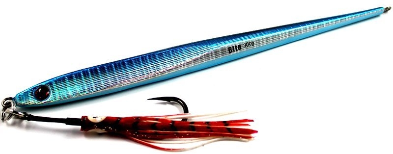 Bite Slim Darter Jig 400g Luminous Body Blue