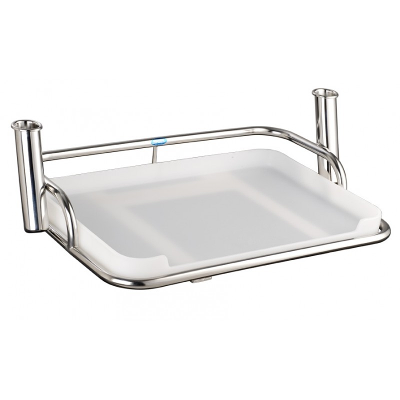 Manta Small Bait Station with 3 Rod Holders and 1 Can Holder fits 2in Ski Pole