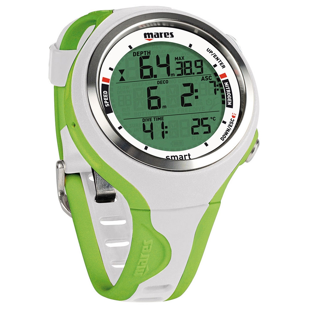Mares Smart Wrist Dive Computer White/Lime