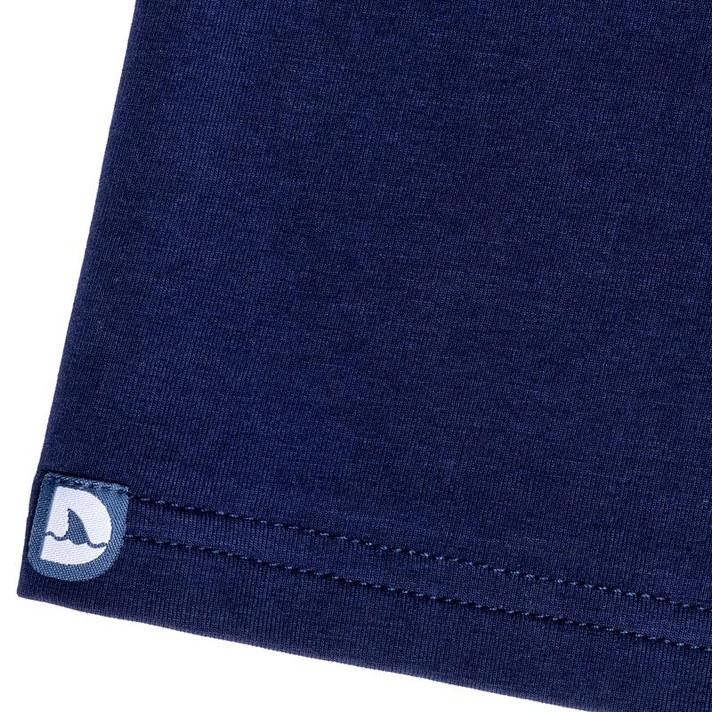 Desolve Smooth Seas UPF50 Mens T-Shirt Navy Medium