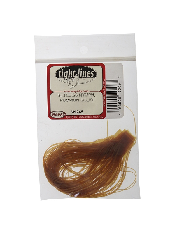Wapsi Fly Tying Sili Legs Pumpkin Solid