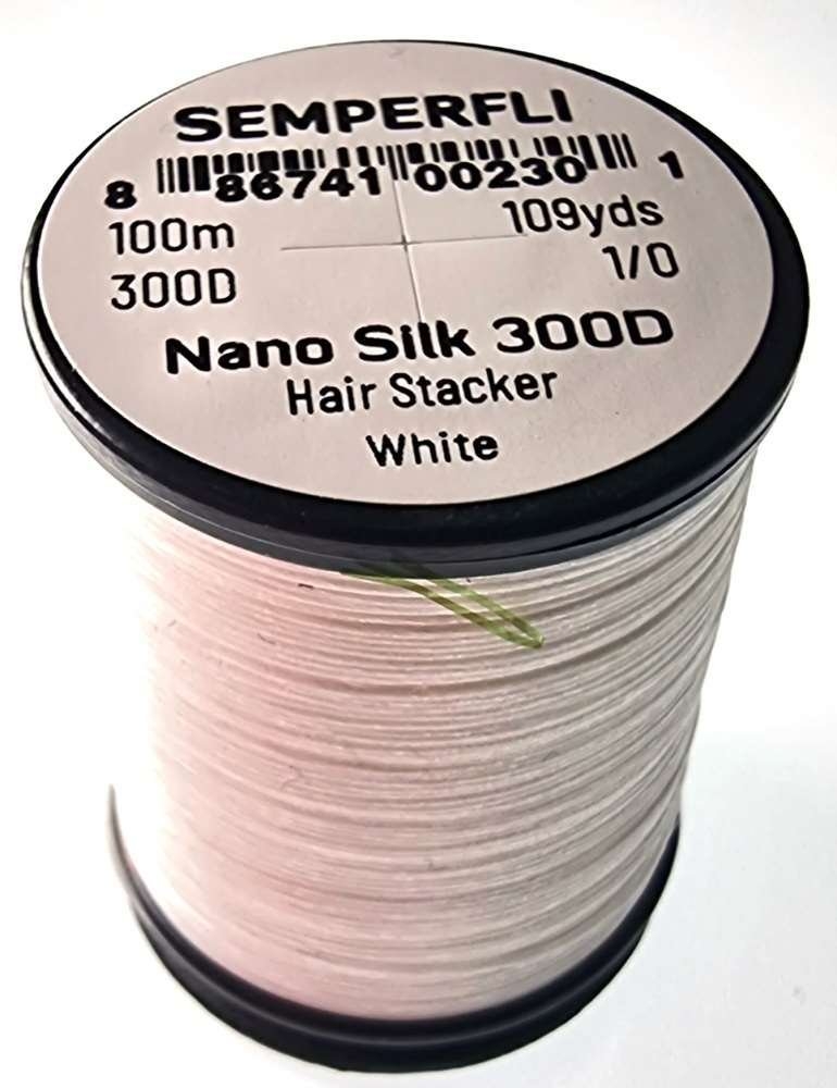 Semperfli Nano 300D Saltwater and Hair Stacker Fly Tying Thread 93yd White