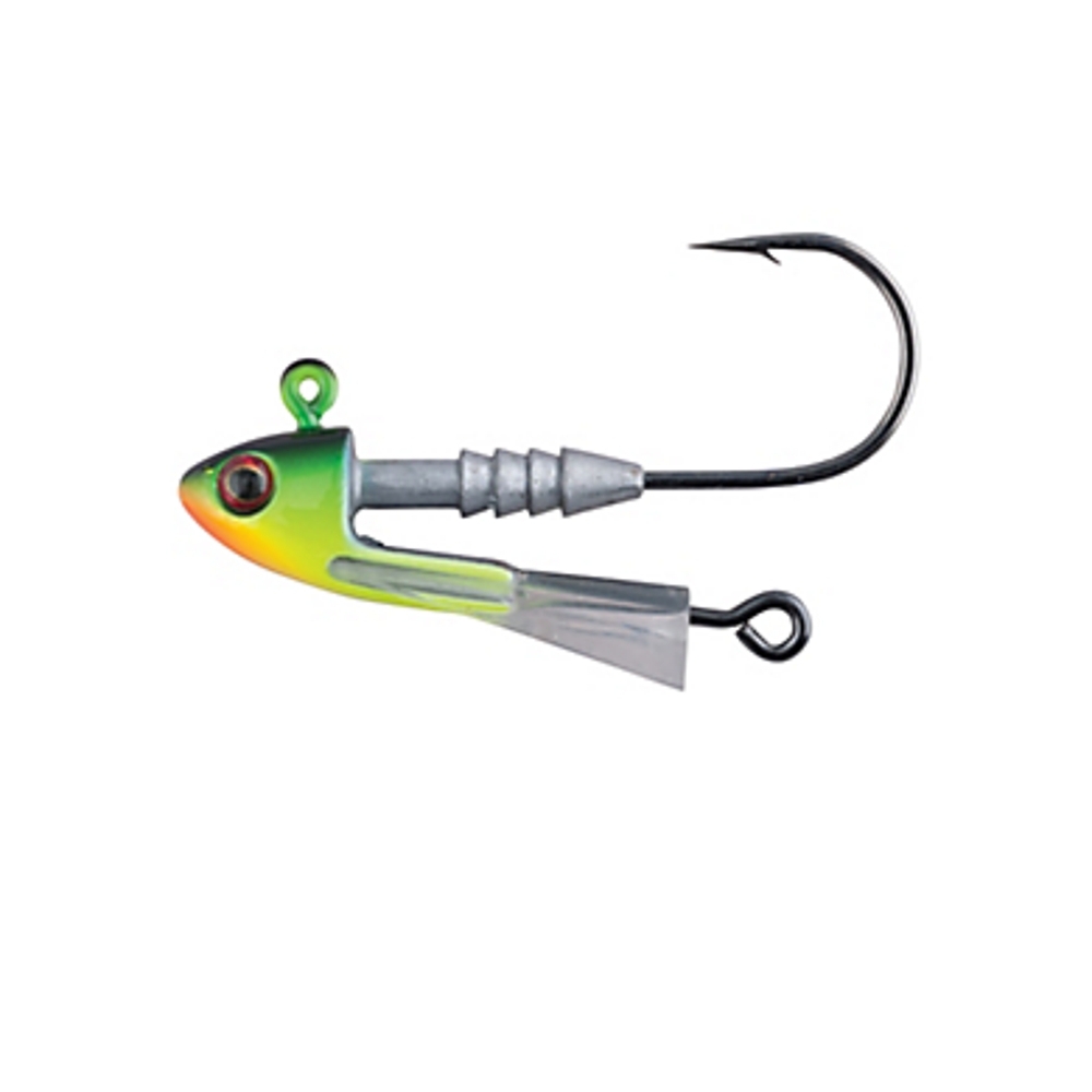 Berkley Snap Jig Heads 1/0 1/4oz Qty 2 Firetiger