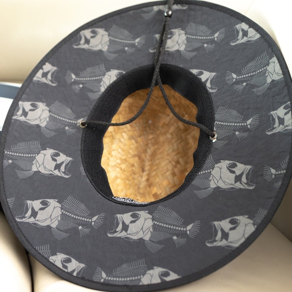 Desolve Snappy Straw Hat Charcoal L/XL