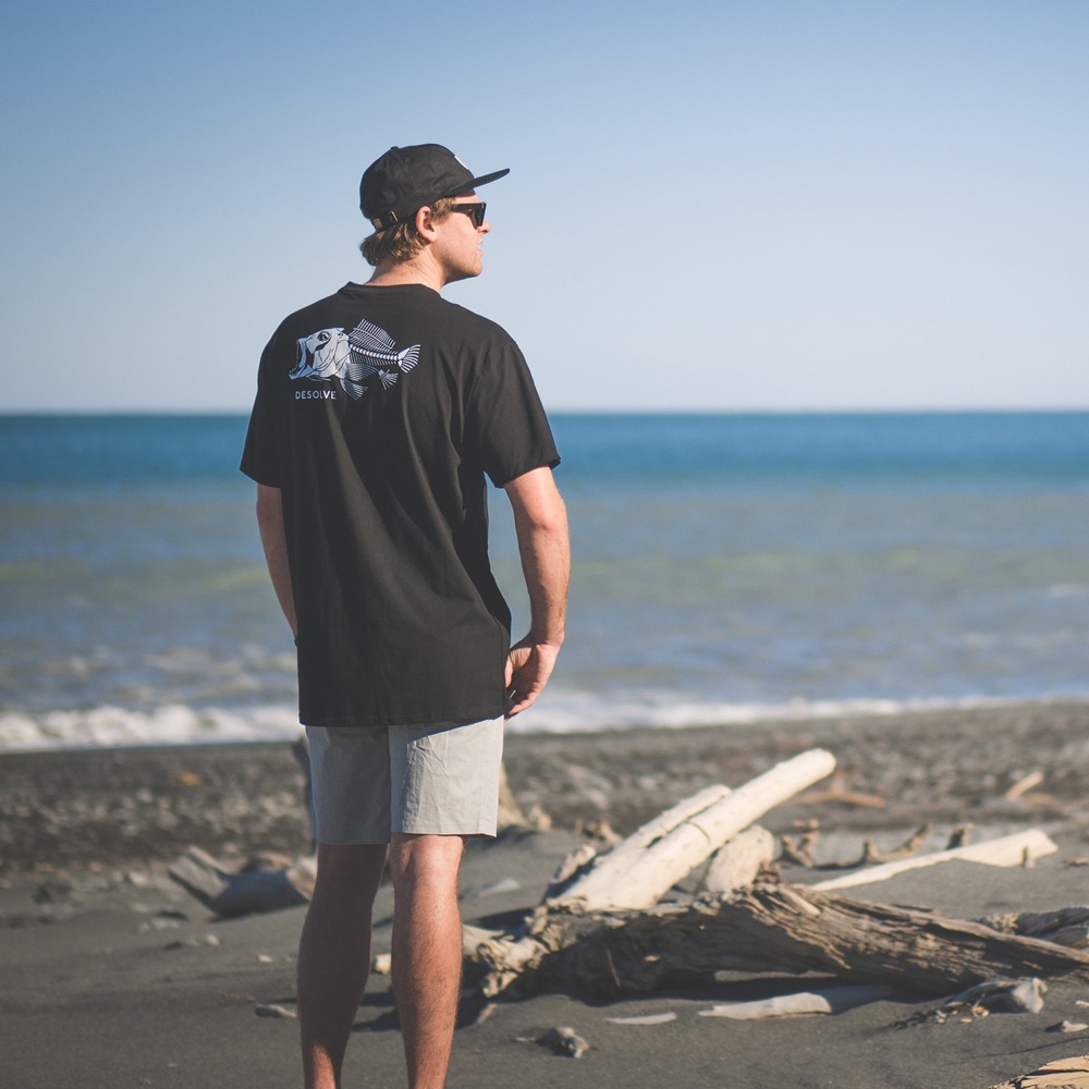 Desolve Snappy Mens T-Shirt Black Medium