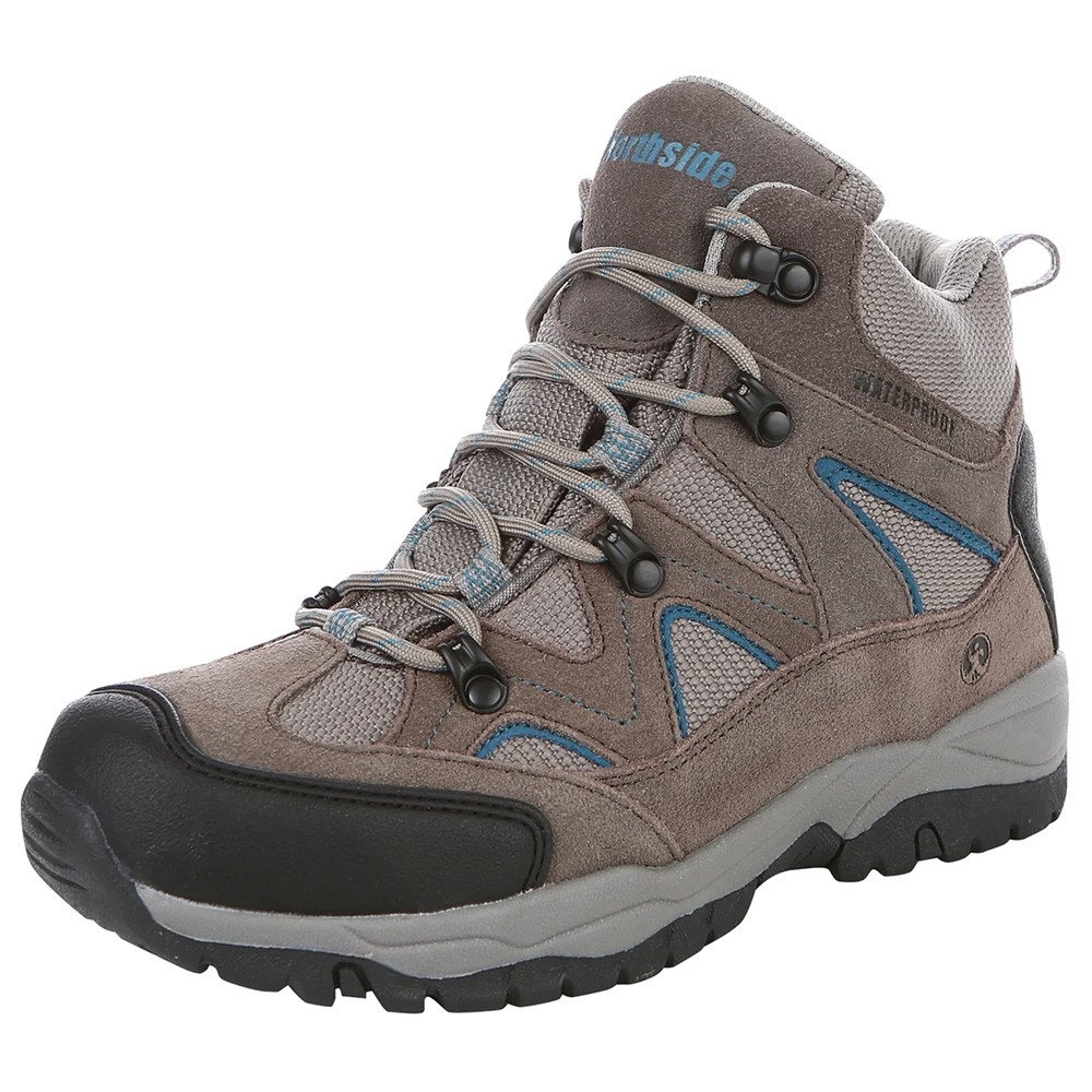 Northside Snohomish Womens Mid Hiking Boots Brown/Teal US7.5