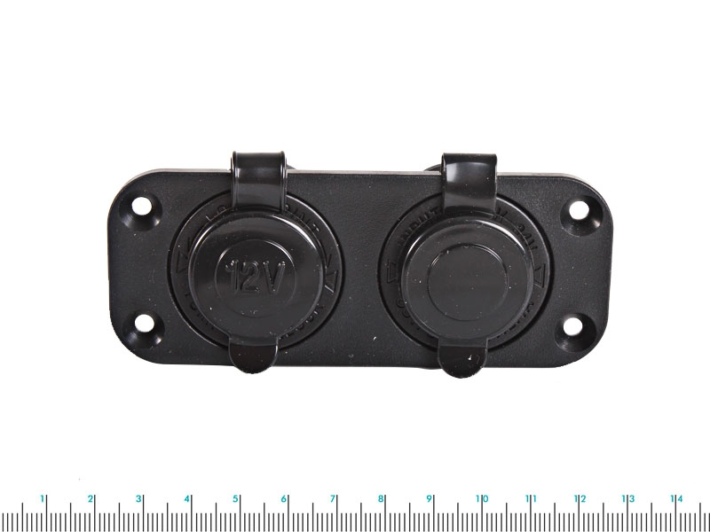 Cigarette Lighter and Dual USB Socket