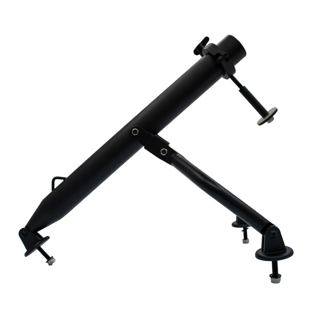 Kilwell PowerPole Stiff 3K Carbon Bent Base Outrigger Poles and Slimline Black Bases Set 4.6m Pair