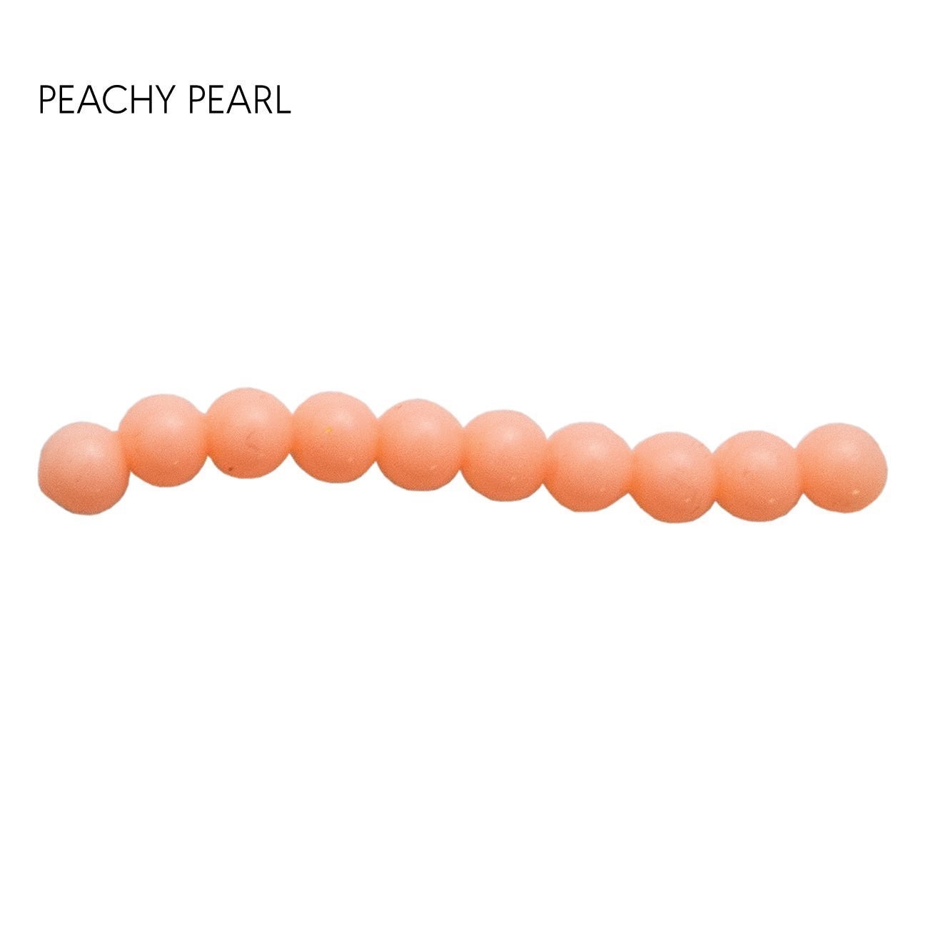 Black Magic NQ Soft Eggs 5mm Qty 42 Peachy Pearl