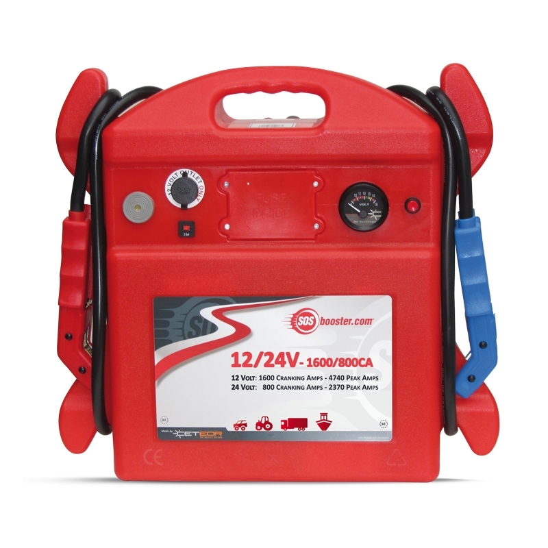 Schumacher SOS Jump Starter 12/24V 1600/800A