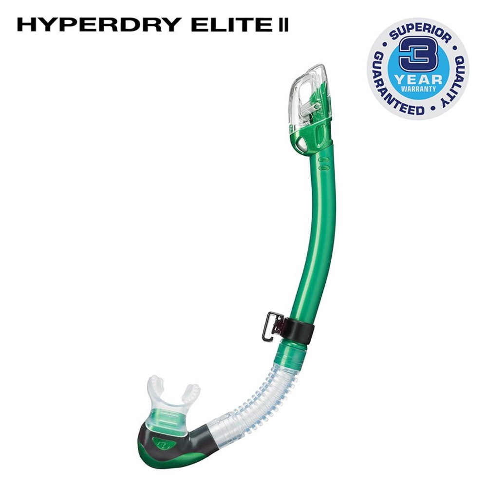 TUSA Hyperdry Elite II Snorkel Energy Green