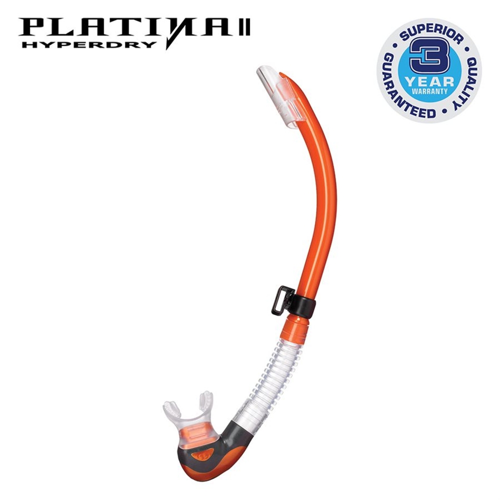 TUSA Platina Hyperdry II Snorkel Energy Orange