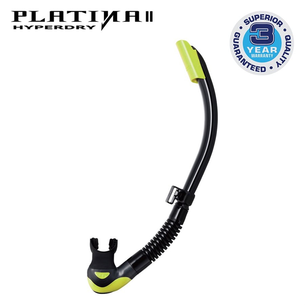 TUSA Platina Hyperdry II Snorkel Black/Yellow