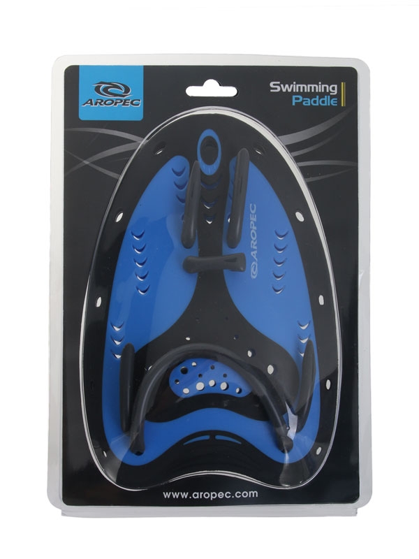 Aropec Webbed Swimming Hand Paddles Pair Blue
