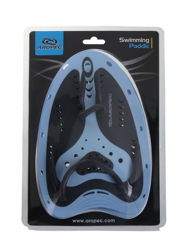 Aropec Webbed Swimming Hand Paddles Grey