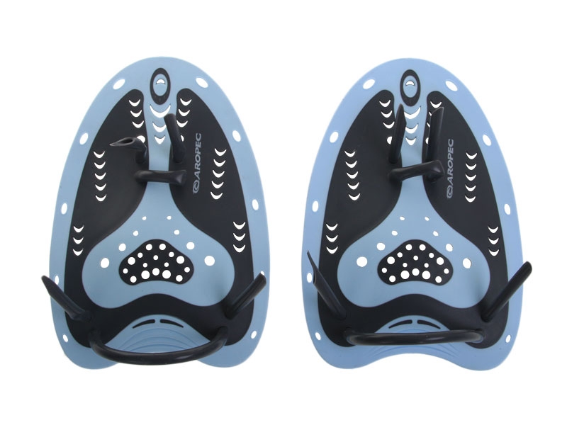 Aropec Webbed Swimming Hand Paddles Grey