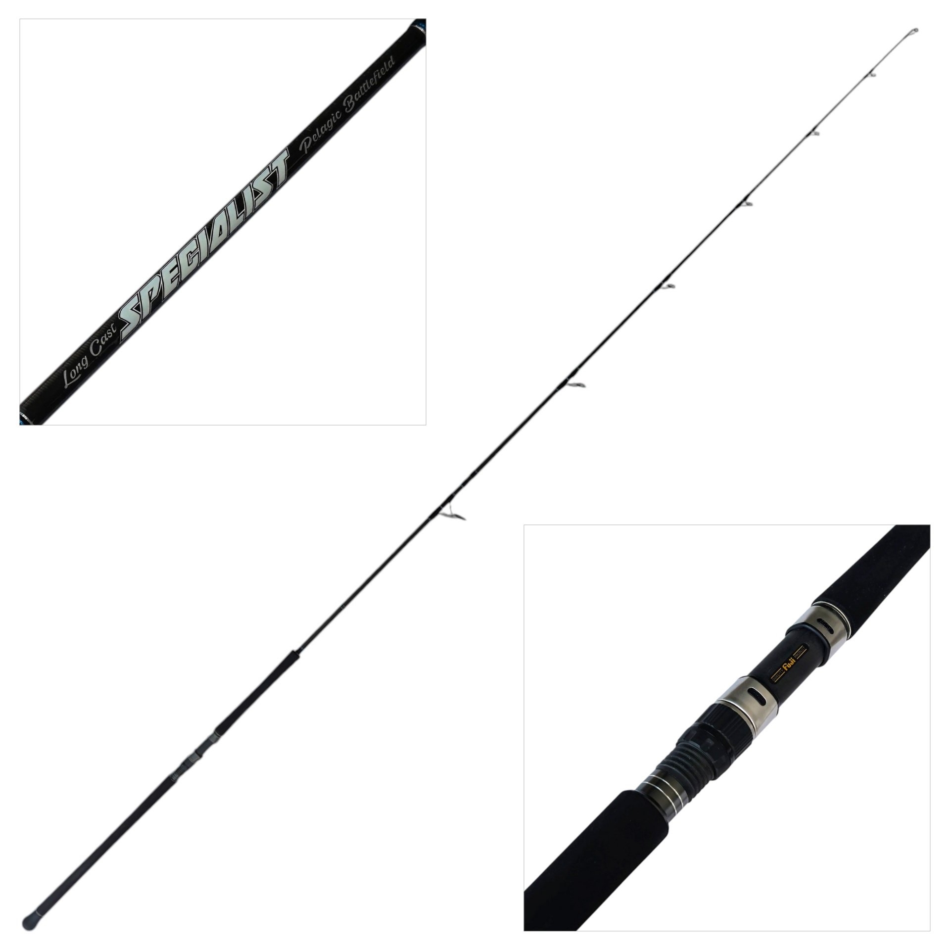 Ocean's Legacy Specialist Landbased Casting Rod 10ft 2in PE4-6 60-130g 2pc