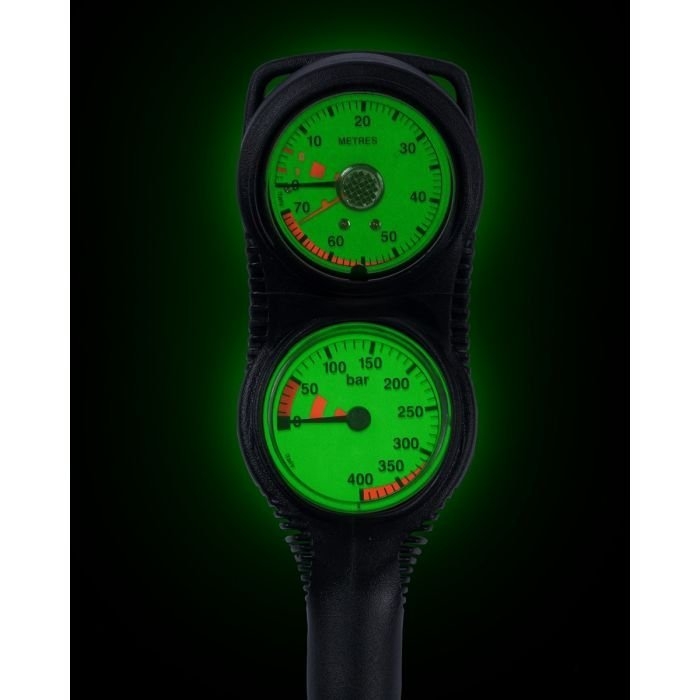Pro-Dive Compact 2-Gauge Dive Console Pressure/Depth