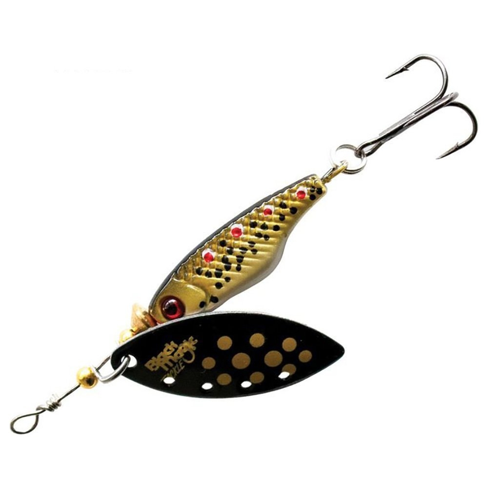 Black Magic Spinsect Freshwater Spinner Lure 10g 50mm Spotty Buck