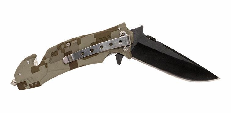 Buffalo River Spitfire Folding Knife 8.5cm Camo