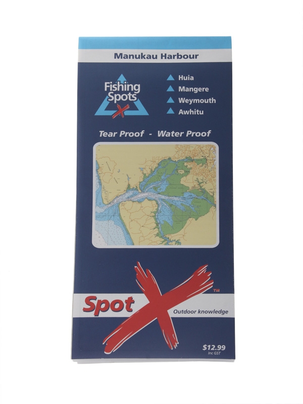 Spot X Fishing Map - Manukau Harbour