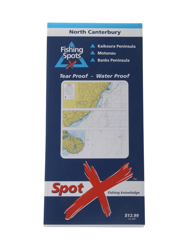 Spot X Fishing Map - North Canterbury
