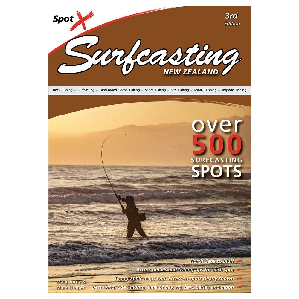 Spot X Surfcasting New Zealand Book - 3rd Edition