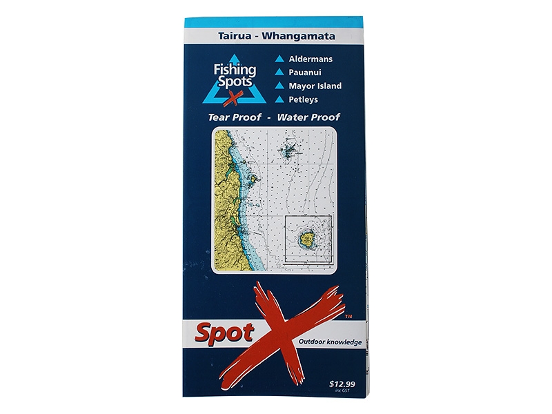 Spot X Fishing Map - Whangamata