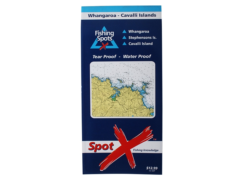 Spot X Fishing Map Whangaroa - Cavallis Islands