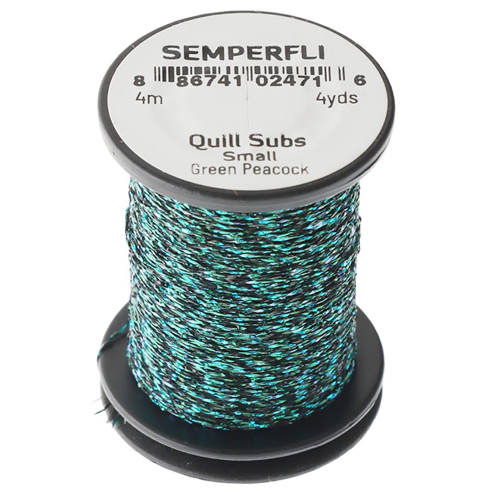 Semperfli Quill Subs 4m Small Green Peacock