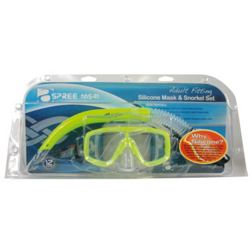 Atlantis Spree MS41 Mask and Flex Snorkel Adult Set