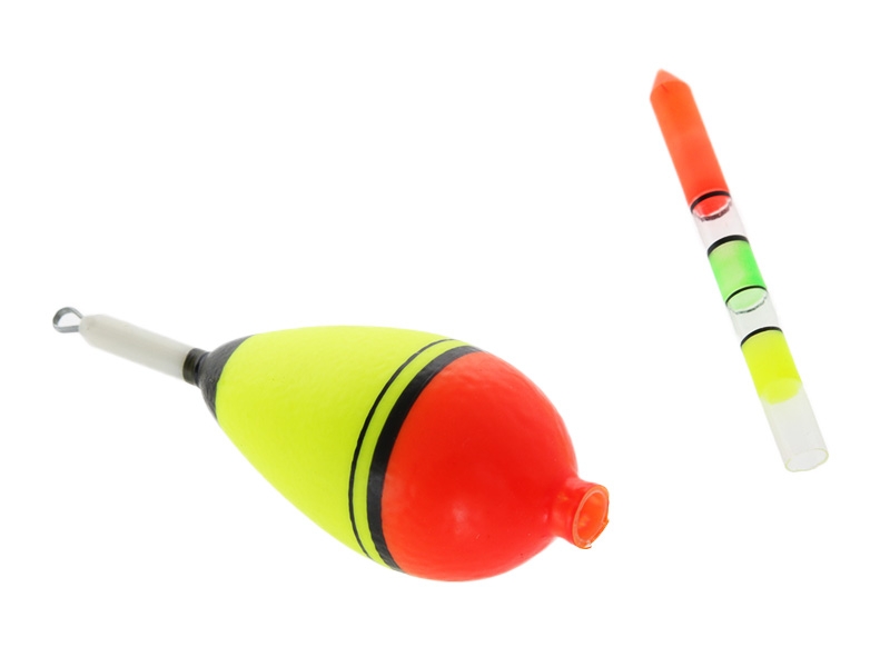 Squid Float with Glow Stick Holder Yellow and Orange