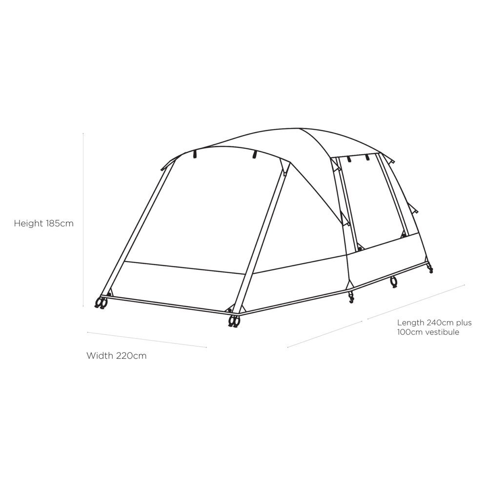 Quest Dome 4 Person Tent