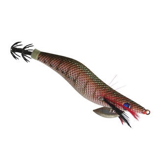 Black Magic Squid Snatcher Squid Jig Natural Size 2.5 95mm Green/Red