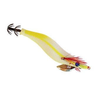 Black Magic Squid Snatcher Squid Jig Lumo Size 3.5 White Glow