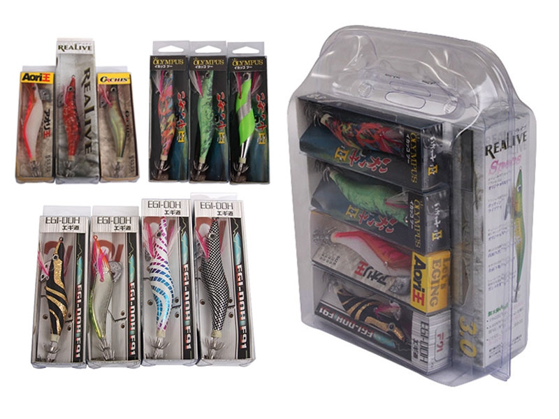 Holiday Squid Jig Pack 10 Jigs