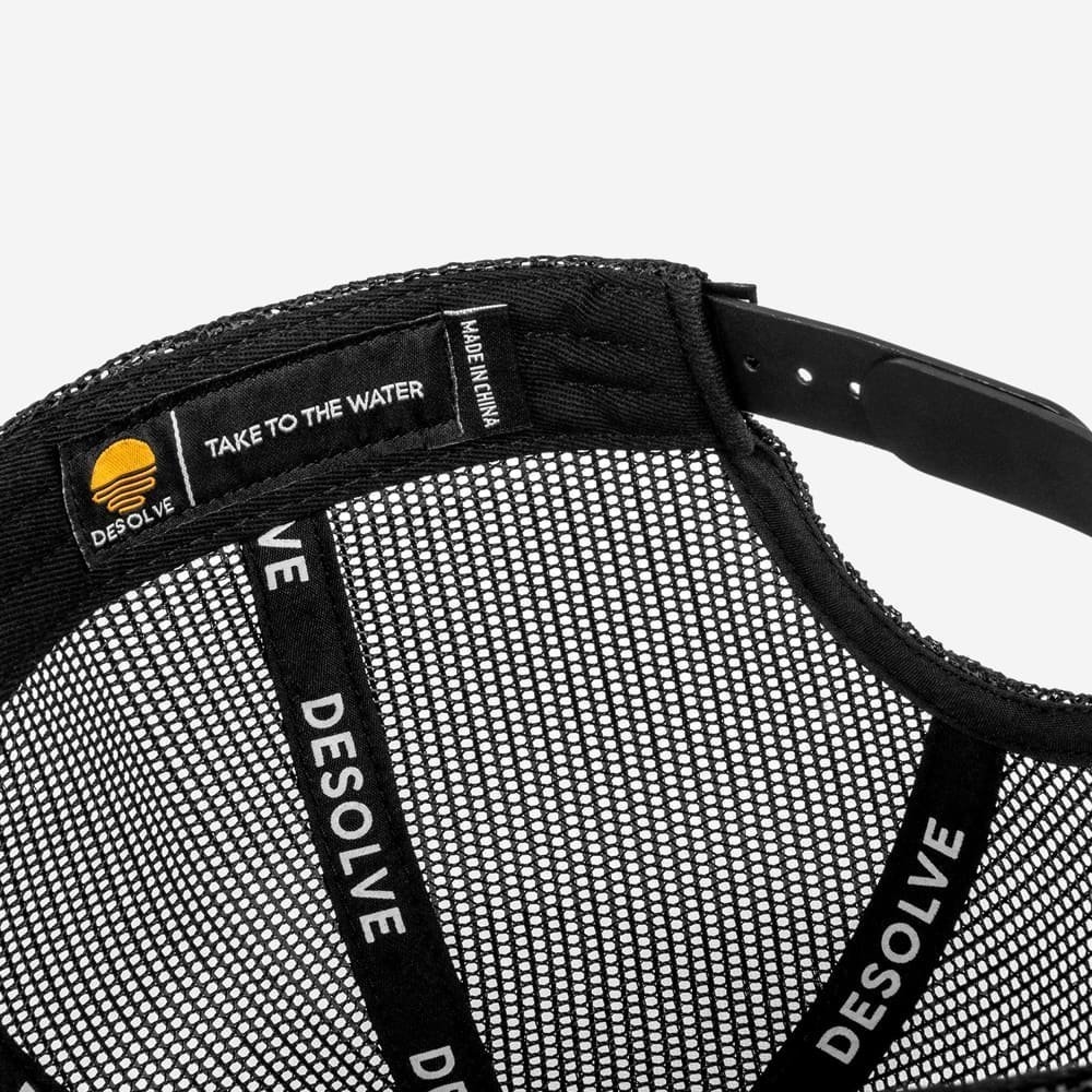 Desolve Squid Lure Trucker Cap Black/White