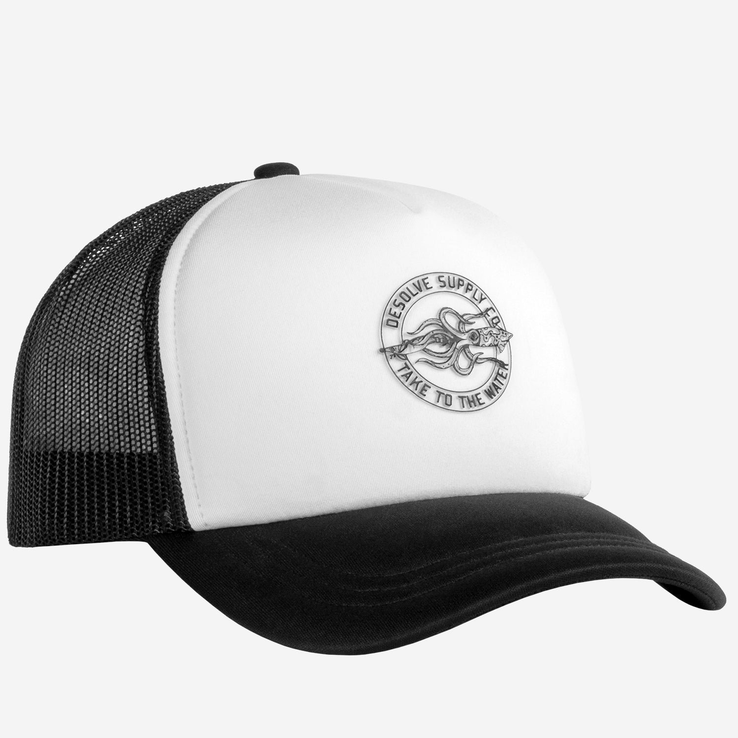 Desolve Squid Lure Trucker Cap Black/White