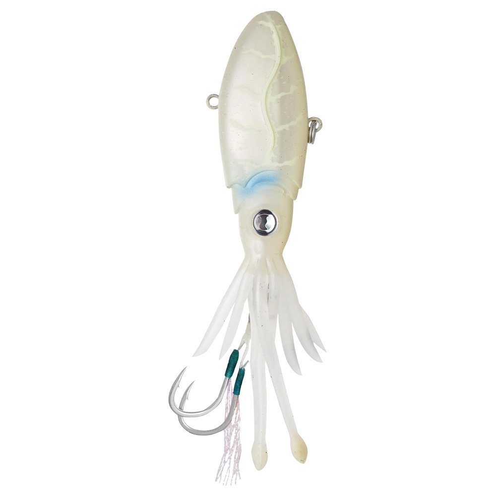 Nomad Design Squidtrex Vibe Squid Lure 110mm 49.6g White Glow