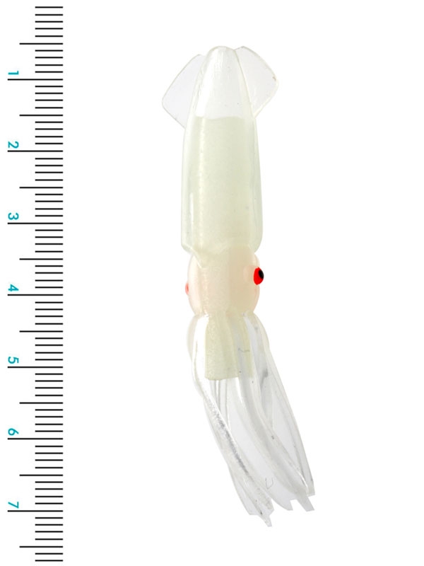 Holiday Lumo Squid Lures 3in Pack Qty 4