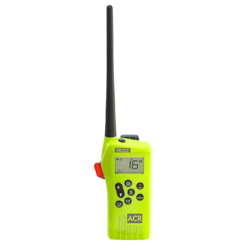 ACR SR203 GMDSS 2827 Survival Handheld VHF Radio