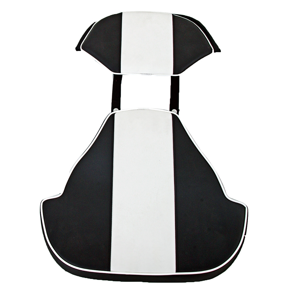 Hi-Tech Upholstery for 3000 Boat Seat Black/White