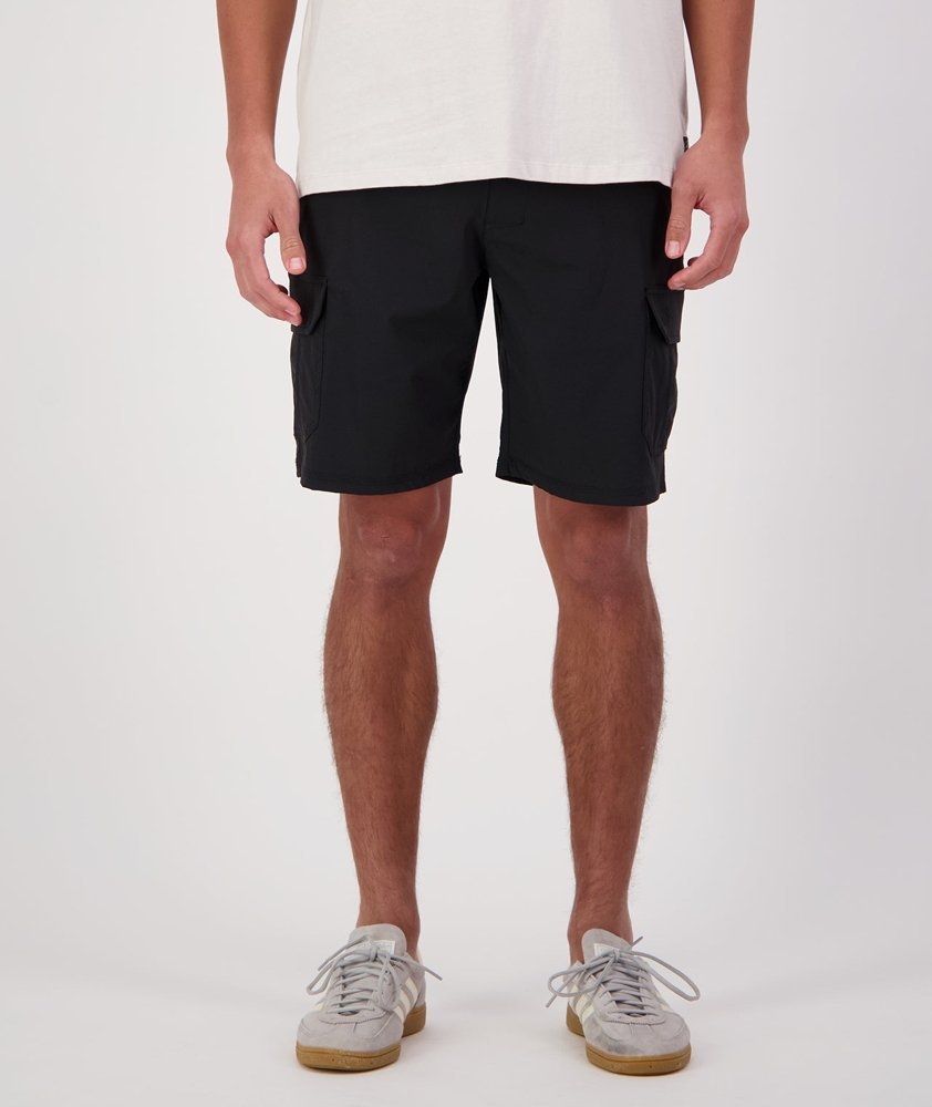 Swanndri Lawson Mens Walk Shorts Black