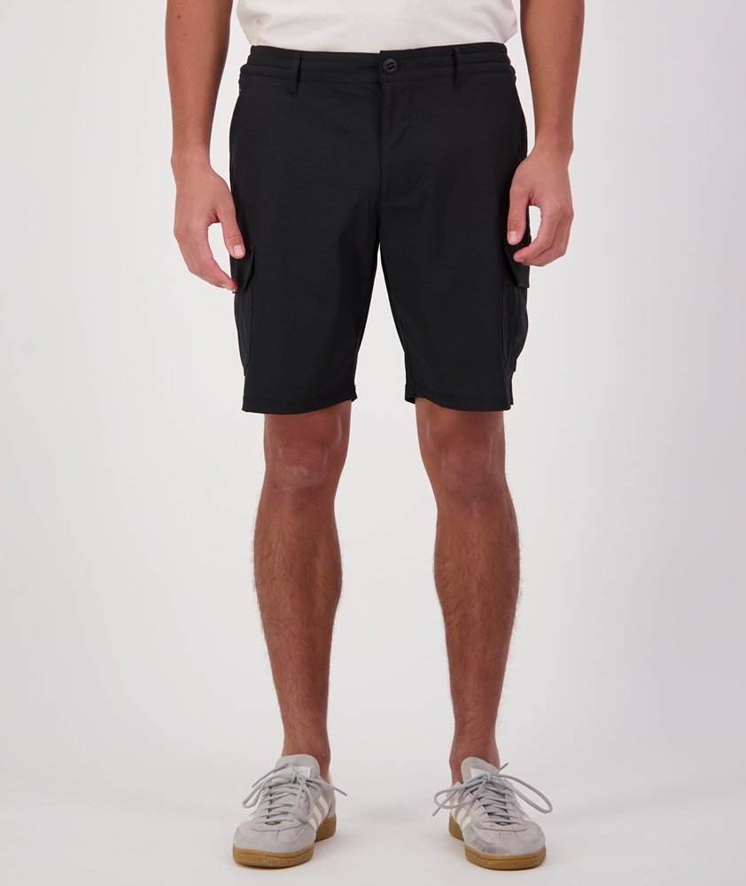 Swanndri Lawson Mens Walk Shorts Black